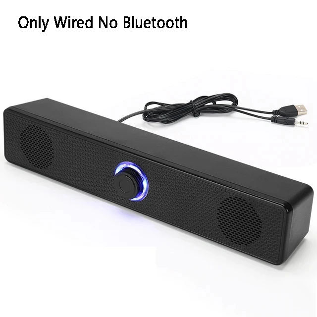 Soundbar Computer PC TV Laptop Desktop Wired Wireless Bluetooth Lautsprecher Sound Box Bar Musik Tragbare Caixa De Som Audio System