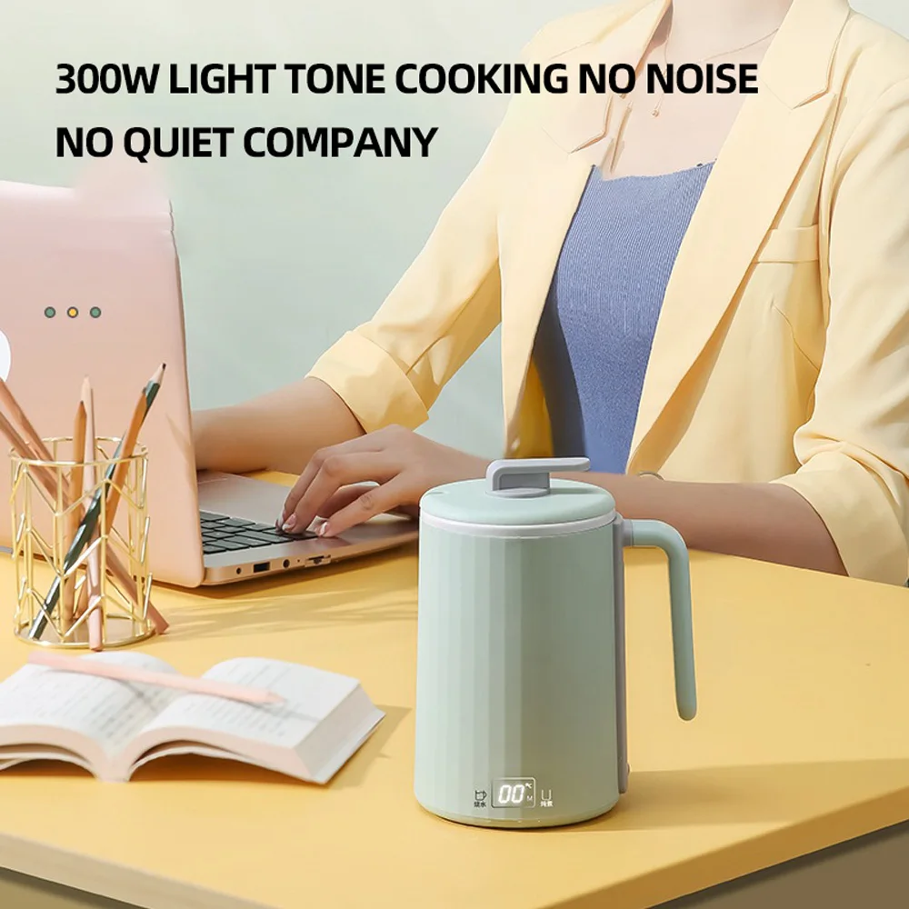 450ML Electric Hot Water Cup 300W Portable Boiling Kettle Multifunctional electric cooking cup