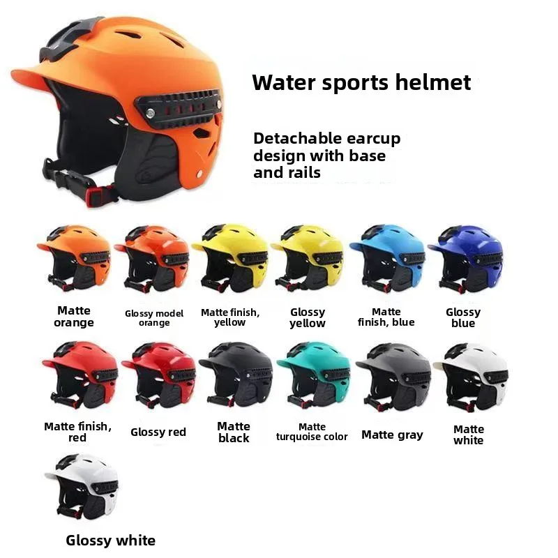 Ultra-light Mountaineering, Rock Climbing, Riding Outdoor Helmet, Electric Vehicle and Motorcycle Water Rescue Equipment ABS