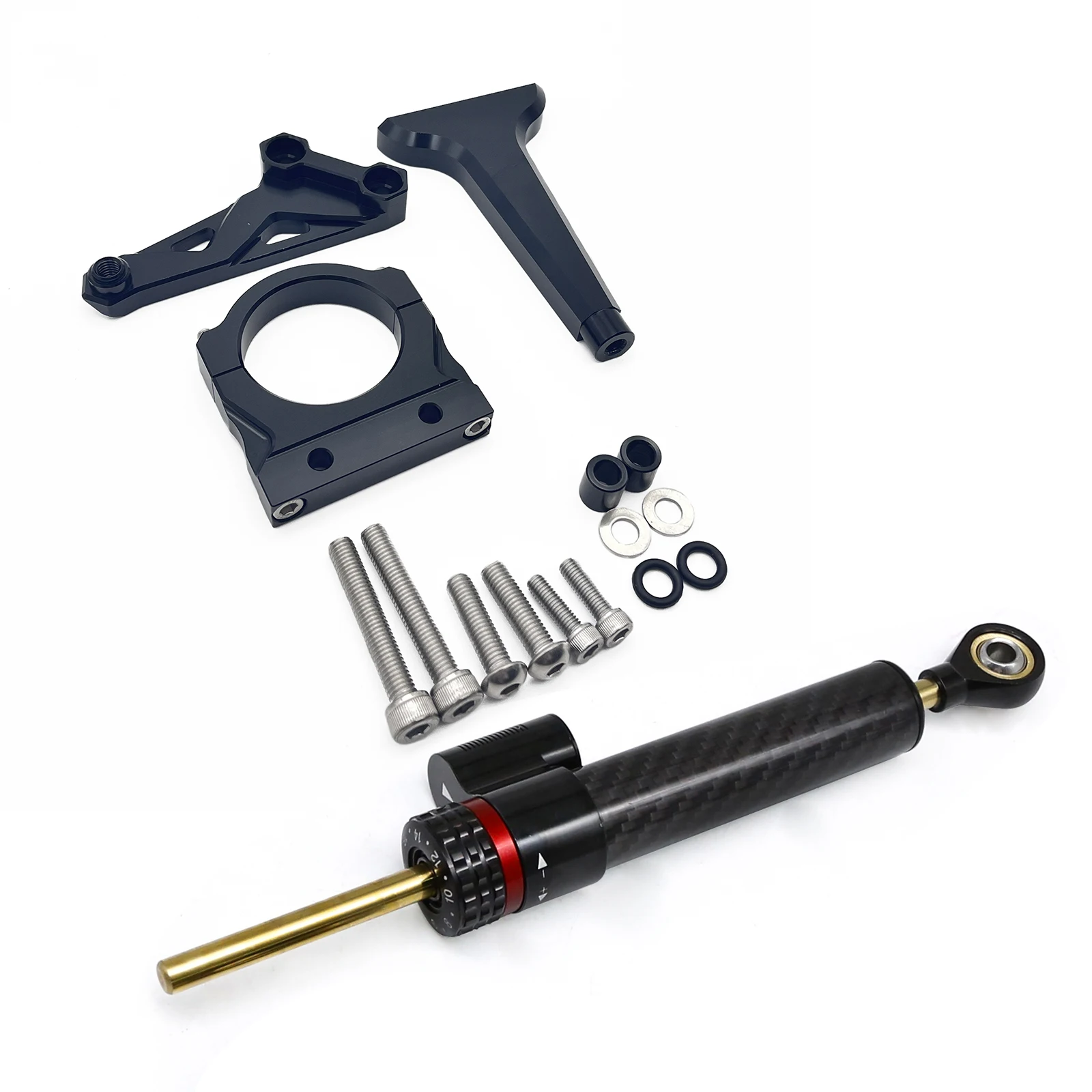 

Adjustable Steering Damper Bracket Mount Kit Motorcycle Accessories For Kevo Colove KY500X KY400X KY500X 400X 500X