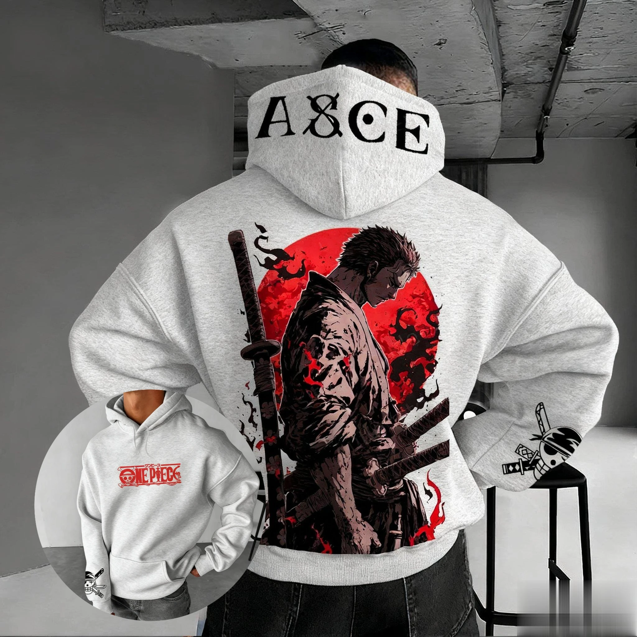 

Аниме цельная толстовка с принтом зоро для мужчин и женщин, новая весенне-осенняя повседневная уличная одежда, куртка для косплея, пуловер, толстовка, модные топы