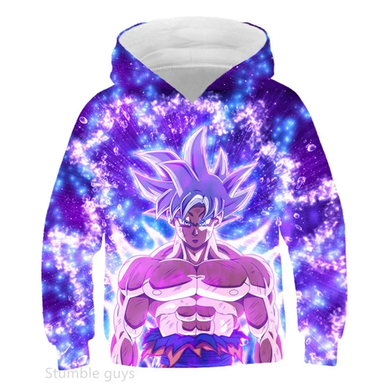 Kinder Super Saiyan Vegeta Hoodie Kinder Dragon Ball Hoodies Mädchen Kleidung Jungen Goku Streetwear
