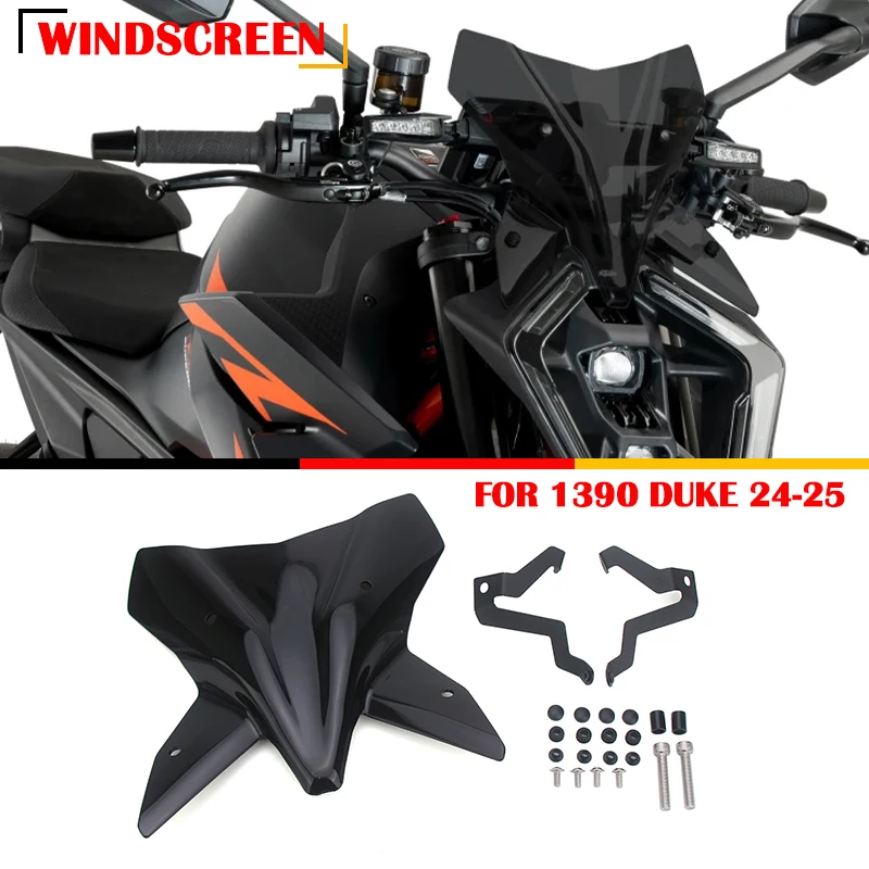 

Для 1390 Super Duke R 2024 2025 мотоцикла Sport Touring лобовое стекло ветровое стекло козырек дефлектор аксессуары щит
