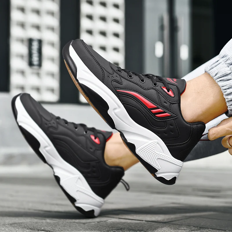 

Sports and Leisure Shoes, Men's Shoes, Marathon Oversized Air Cushioned Shoes, Fly Woven All Season Rubber, Wear-resistant, Anti