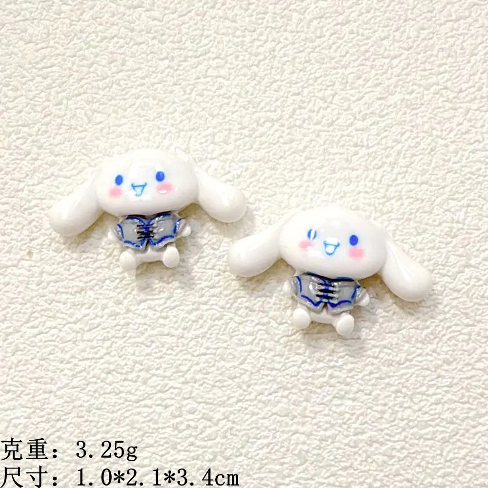 Miniso Kawaii التسلق الحيوان الراتنج كابوشون DIY بها بنفسك الحديثة جراب هاتف الديكور صنع المجوهرات لوازم الحرفية الملحقات ​ ​