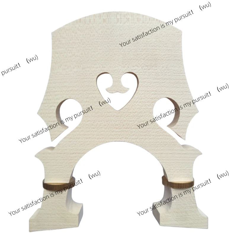 

1 pc European materials maple adjustable Double Bass Bridge 4/4 3/4 1/2 1/4 size.Double Bass accessories