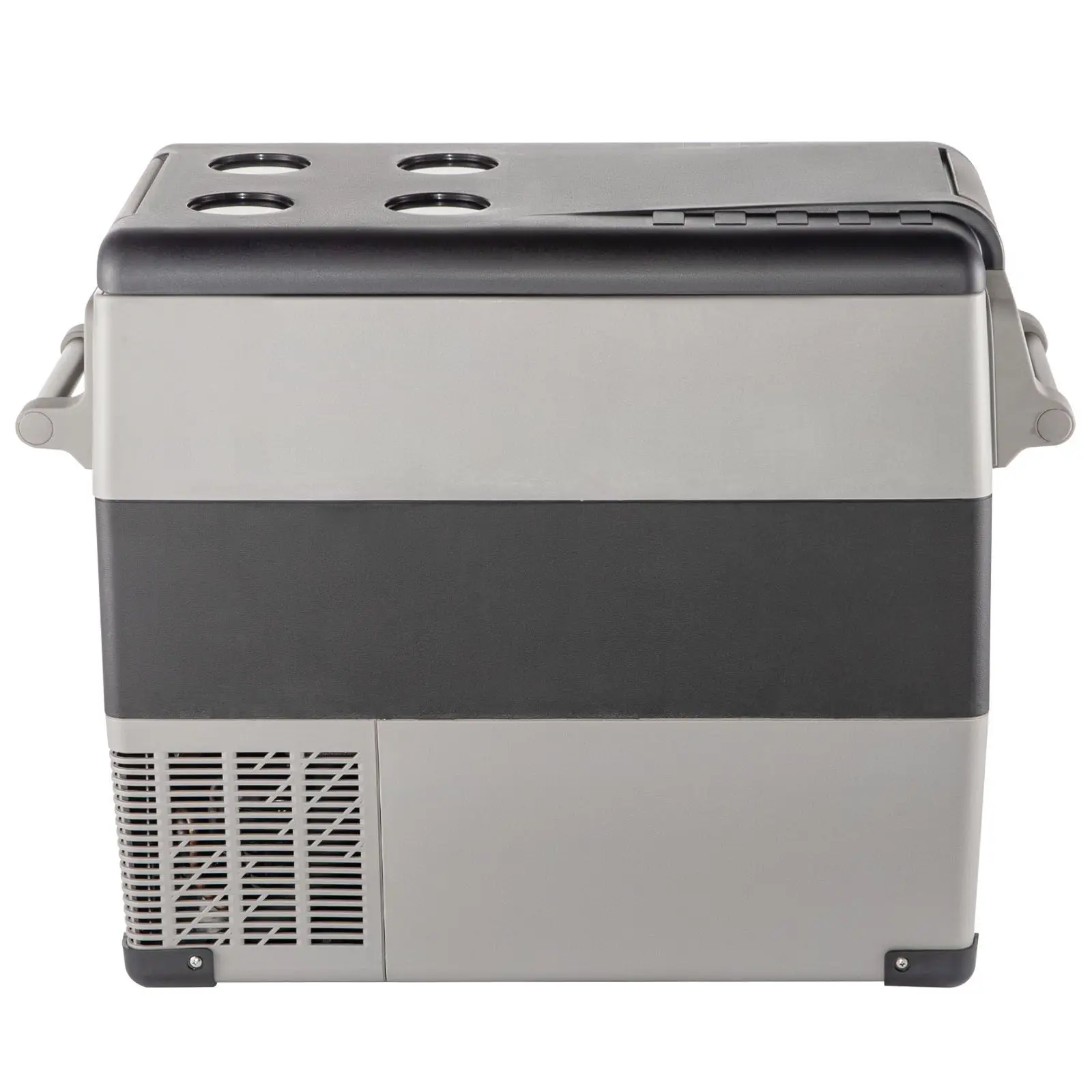12 Volt Refrigerator, 58 Qt Car Refrigerator, Dual Zone Portable Freezer, Cooler Compressor Freezer with 12/24V DC and 110-240V AC, Freezer Fridge Cooler, for Car, Truck RV, Camping and Home Use
