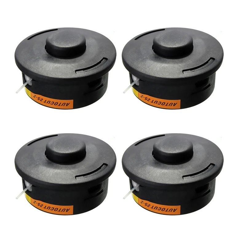 4X Auto Cut 25-2 Nylon Line Bump Feed Head For Brushcutter STIHL Trimmer Black FS120 250 Retail