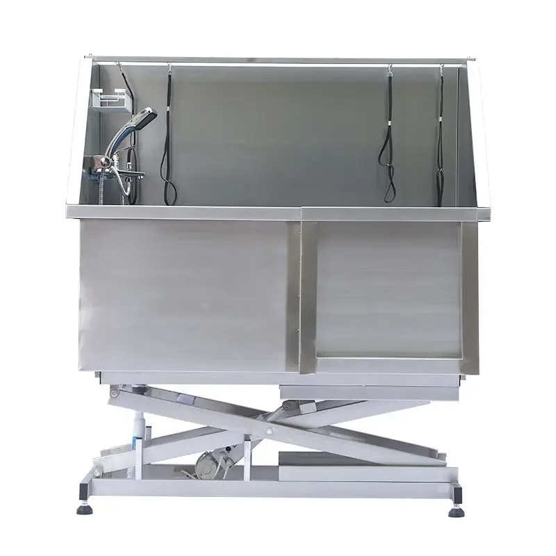 

Medical High Quality Electric Lifting Stainless Steel Pet Hight Ajustable Bathtub Dog Washing and Grooming Bath