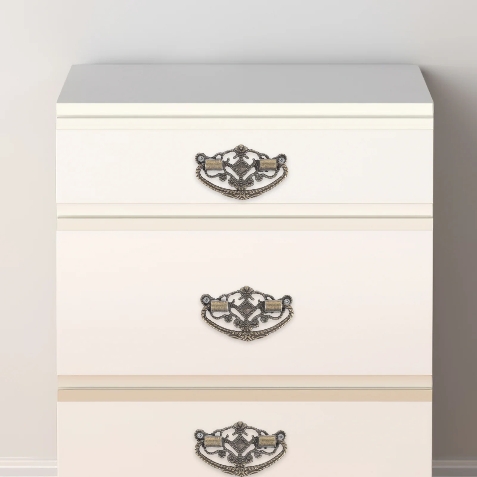 

10Pcs Alloy Drawer Pulls Vintage Cabinet Handles Furniture Pulls Replacement Smooth Surface Wardrobe Handles
