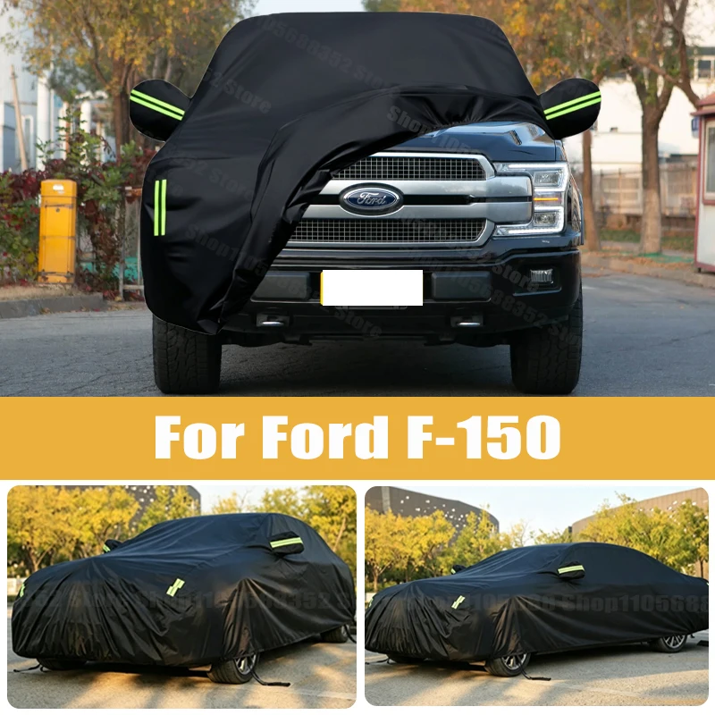 Car Cover Outdoor Protection Full Exterior Snow Cover Sunshade Dustproof Protection Cover Universal For Ford F-150