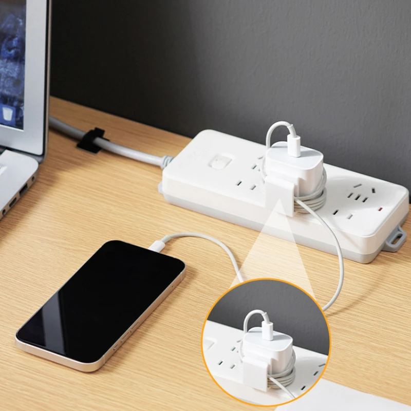 Multifunctional Charger Storage Buckle Desktop Phone Charging Cable Buckle Portable Computer Remote Control Plug Hook Fixator