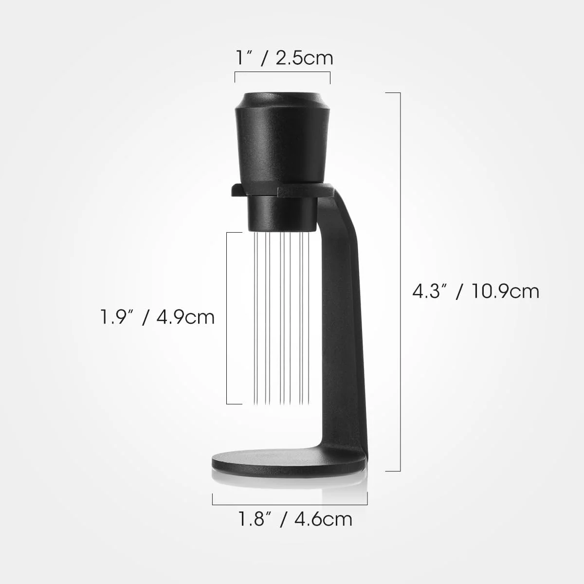 Magnet WDT Tool Espresso, Distribution Tool Espresso Accessories, 10 Needle Coffee Stirrer with Stand for Barista