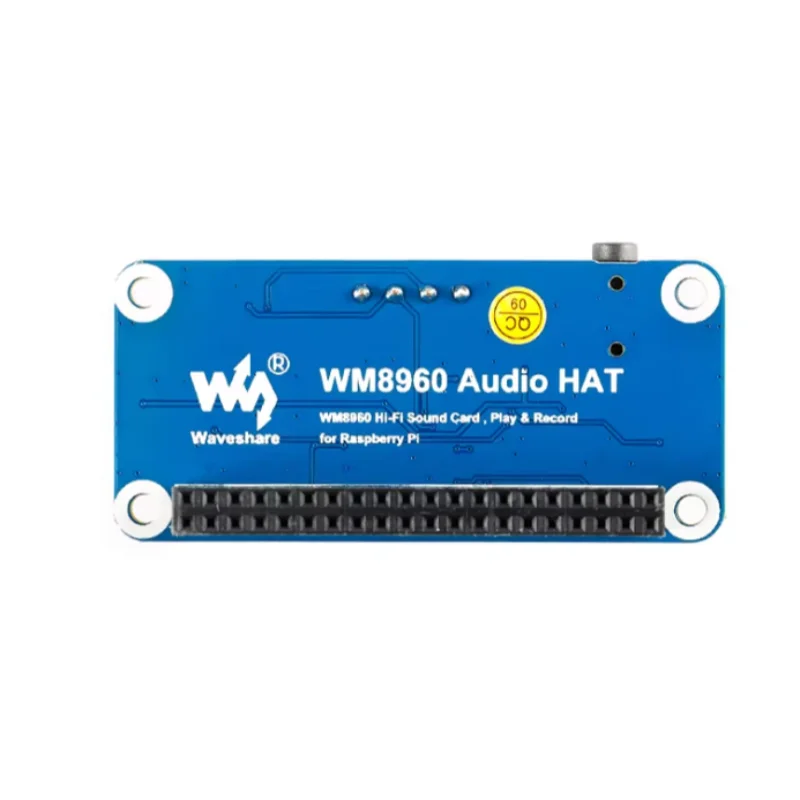 1pcs Raspberry Pi 4/3B WM8960 Audio Module Expansion Board Stereo Codec Speaker with Small Speaker