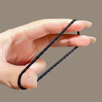 100pcs/lot Hair Bands Scrunchie Solid Color Elastic Rubber Band Hair Band Tie Headband Hair Accessories for Ponytail Hairbands 4