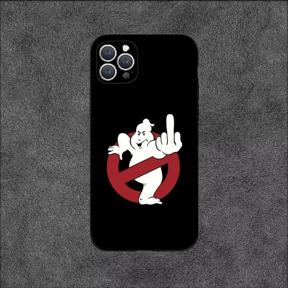 Funny Movie G-Ghostbusters  Phone Case For iPhone 15,14,13,12,11,Plus,Pro Max,XS,X,XR,SE,Mini,8,7 Soft Silicone Black Cover