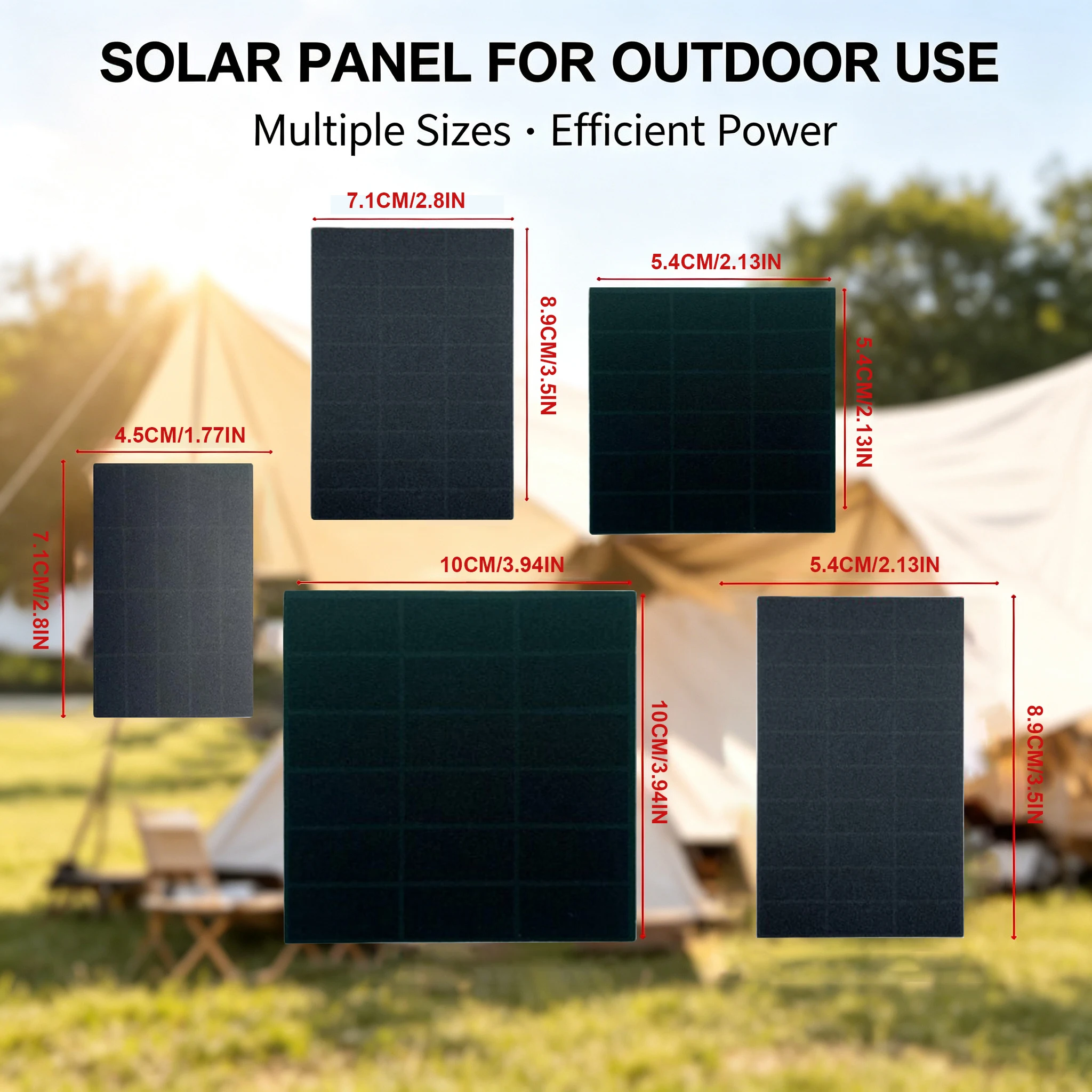 Mini Monocrystalline Small PV Board Solar Panel for DIY Science Experiment Model Toy Hobby Craft Educational Projec