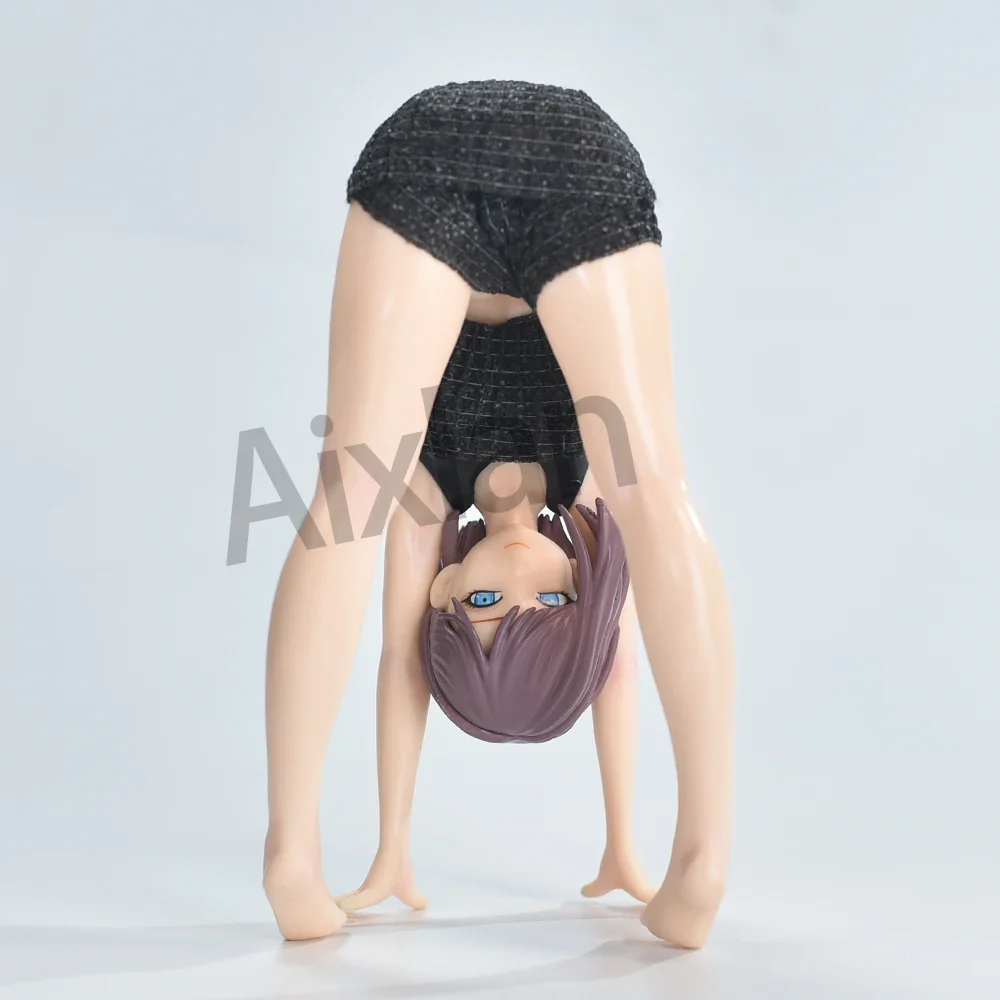 Aixlan Hentail Figure Yuririn 14cm Sexy Handstand PVC Action Figure Matte Paint Adult Anime Girl Statue Collectible Figurine