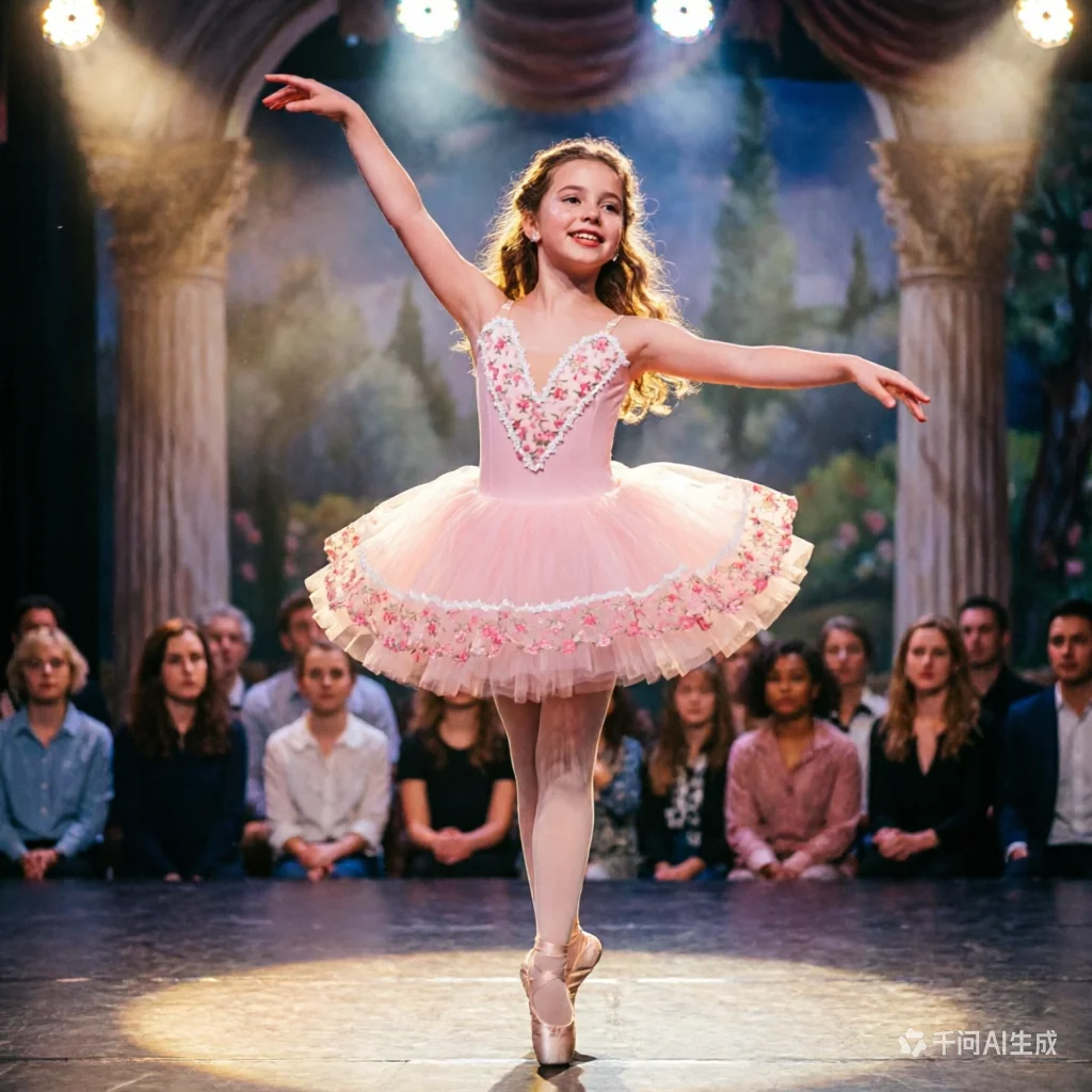 

Pink Floral Ballet Tutu Dress for Girls Professional Swan Lake Dance Costume Kids' Ballet Performance Wear Women's Ballerina