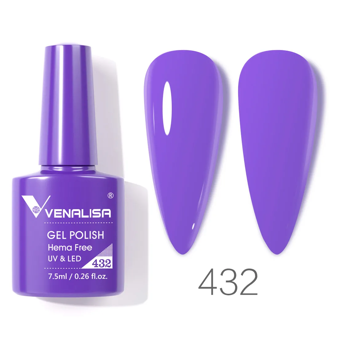 Venalisa Nagel-Gel-Nagellack, 7,5 ml, HEMA-FREI, Soak Off UV-LED-Gel-Lack, vollständige Abdeckung, super Textur, wunderschöne Nagel-Maniküre