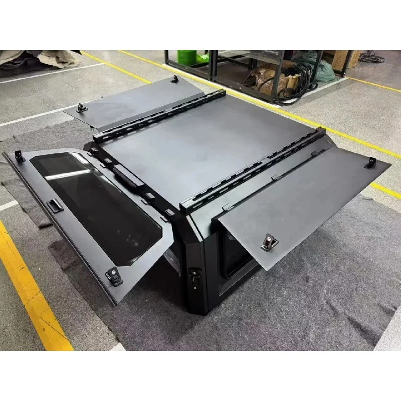 Durable All Series Manual 4X4 Pickup Three-Door Le High-Lid Canopy Manganese Steel Aluminum Alloy Material-Theft