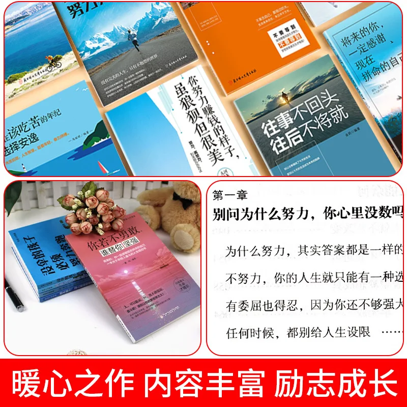 Youth Growth Inspirational Books, Youth Literature Novels, If You Don't Work Hard, No One Can Give You The Life You Want