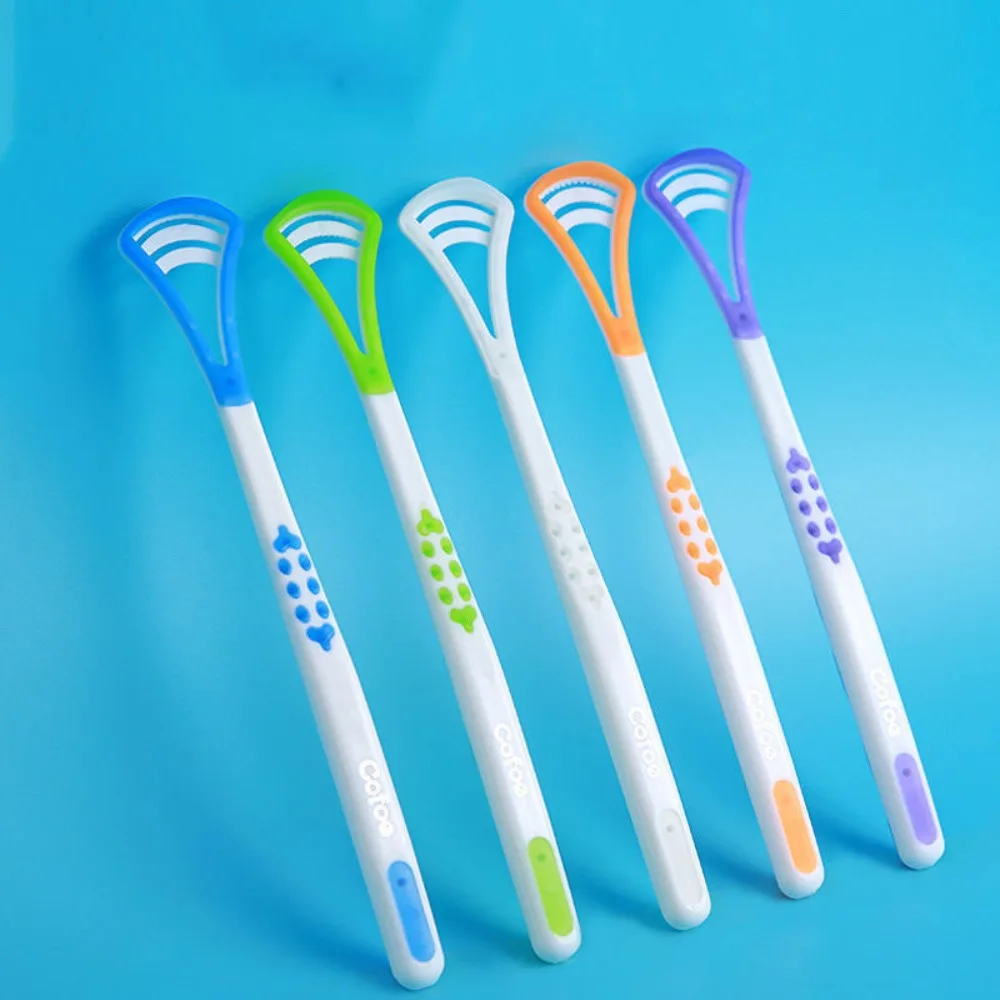 

Tongue Cleaning Brush - Dental Care Tongue Scraper Tongue Coating Cleaner Tongues Scraper To Eliminate Bad Breath