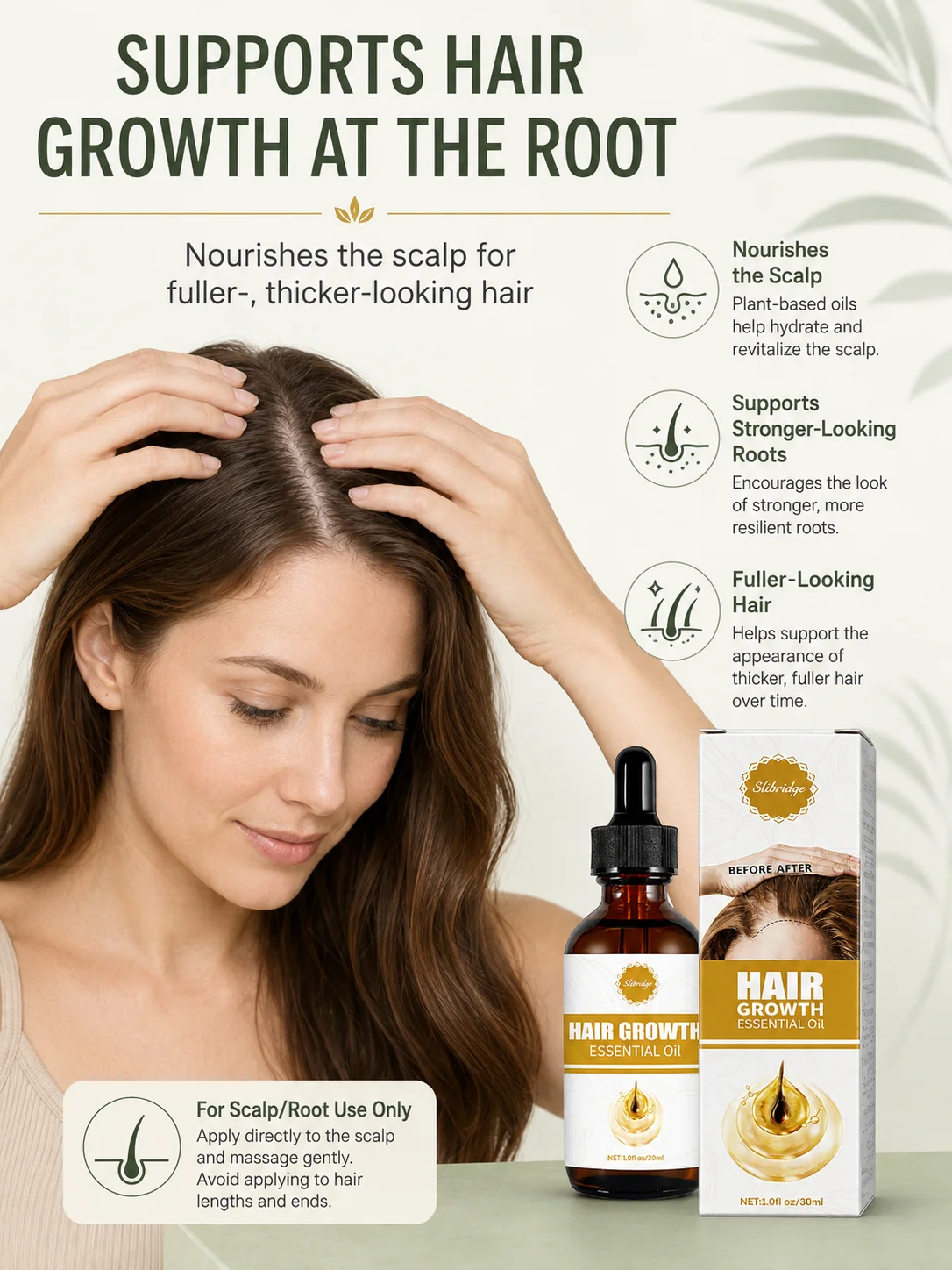 Biotin fast Growth Scalp Nourishing Hair Oil Support Healthy Hair Growth & Achieve Fuller Thicker Hair Effortlessly at Home