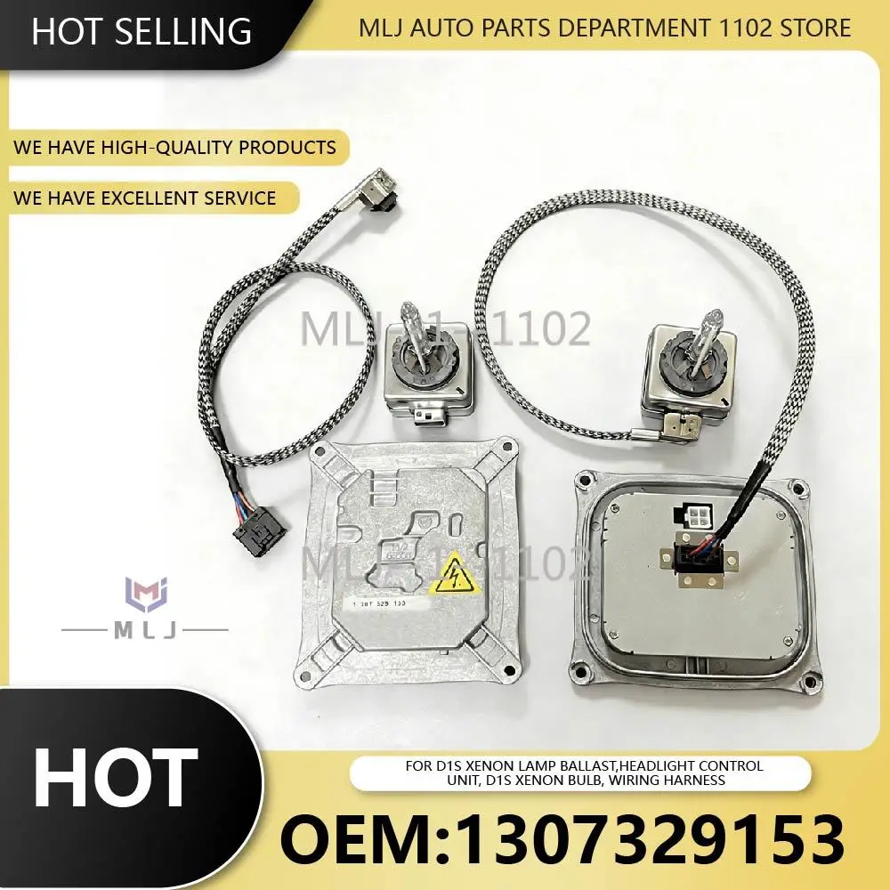 

1307329153 FOR BMW 3 Series E90 M3 E92 E93 D1S Xenon Lamp Ballast Headlight Control Unit Wiring Harness 25806714 63117182520