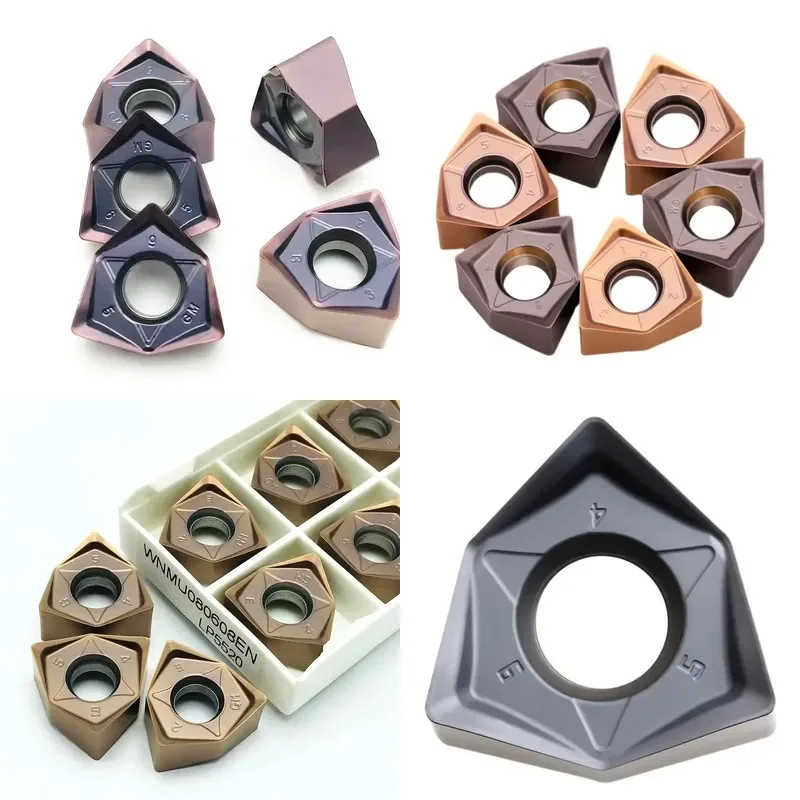 New Type WNMU Carbide CNC High Feed Face Milling Inserts