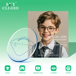 CLLOIO Anti Blue Light Defocus Lens CR-39 Resin Aspheric Children Prevention and Control Prescription Myopia Relief Lenses
