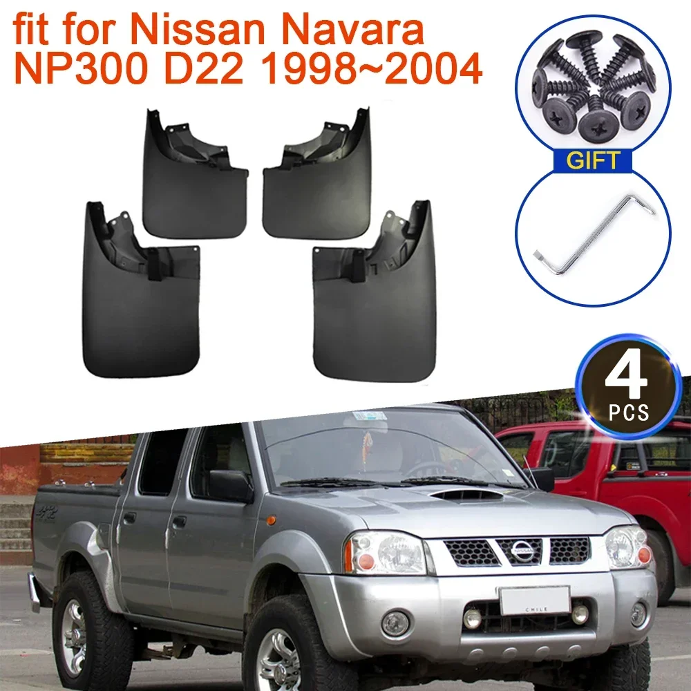 

Mudguards For Nissan Navara NP300 PickUp D22 1998 - 1997 2005 2003 2002 Mud Front Wheels Fender Mudflap Car Accessories 2000