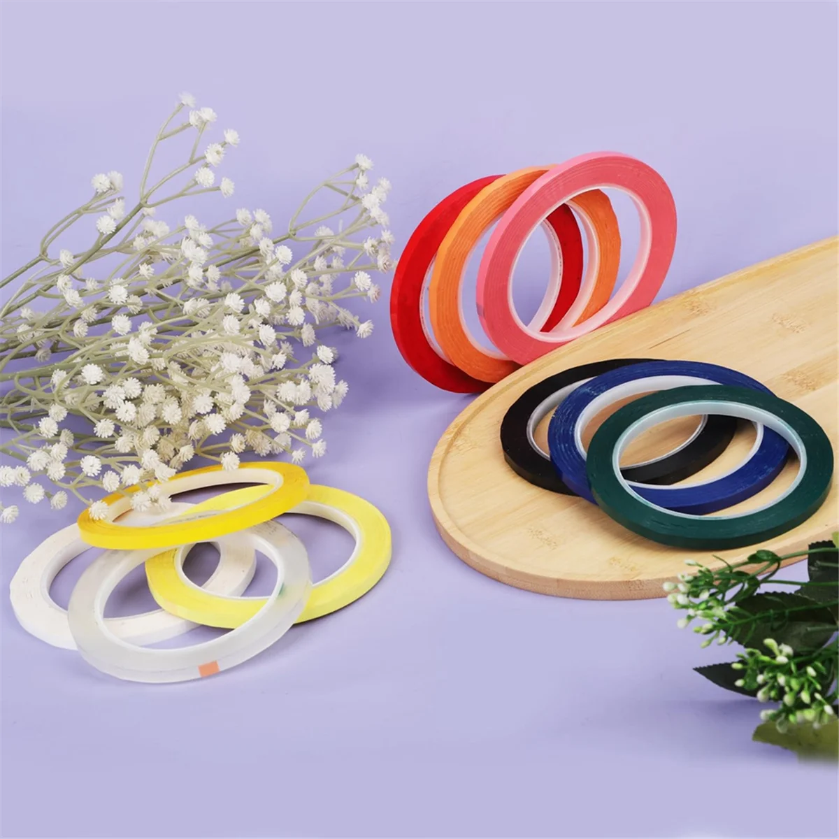 Unique! 10 Rolls Autoclave Tape-Sterilization Tape,0.24 Inch Width 216.5 Inch Length Instruments Identification Tape 10 Colors