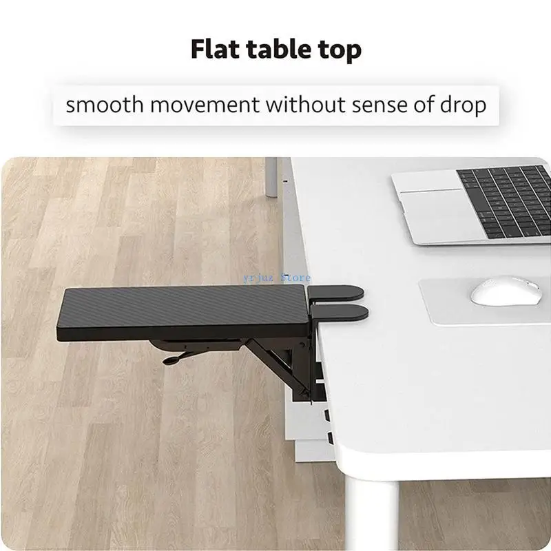 

583D Office Desk Wrist Rests Ergonomic Hole Clamp-on Arm Support Release Stress