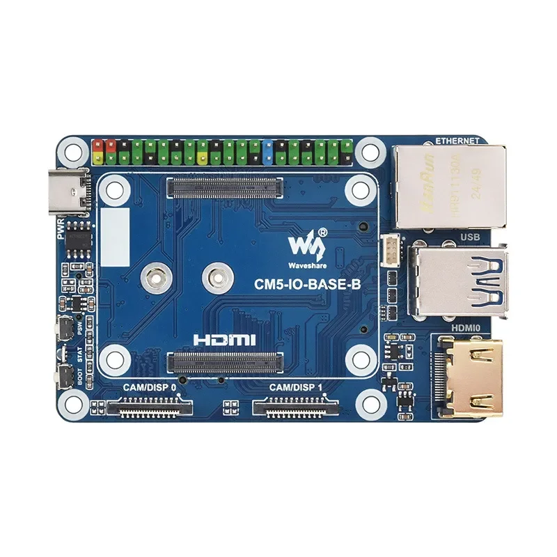 Raspberry Pi Computing Module 5 Light Snow Base Expansion Board Mini Expansion Board Type B for Raspberry Pi