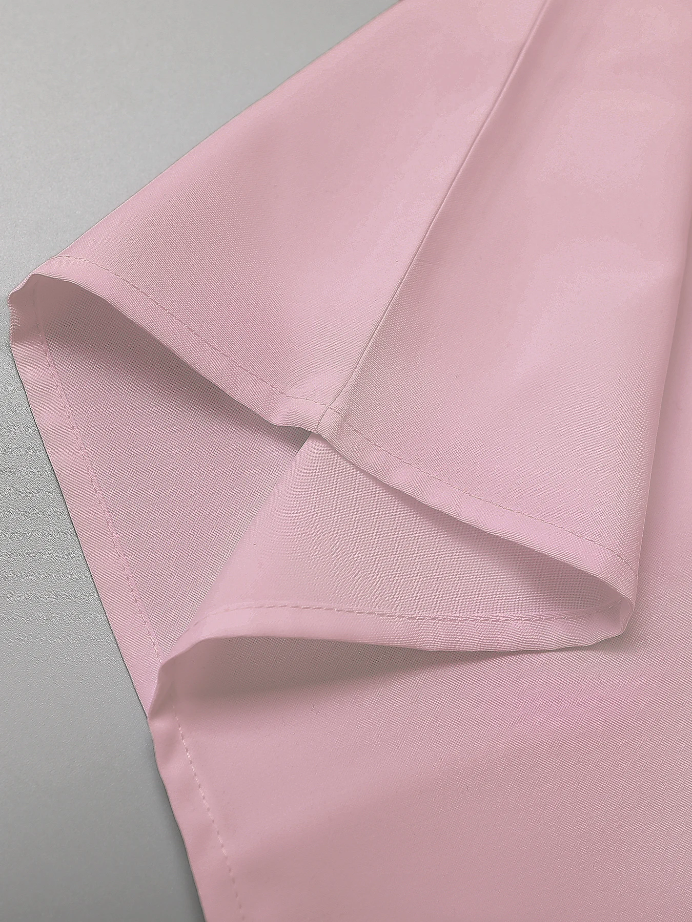 Men's Solid Color Cuban Collar Two-Piece Set with Pocket Short-Sleeve Shirt + Drawstring Elastic Waist Shorts, Summer Casual Versatile Men's Outfit - view 6