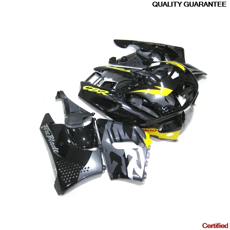 

Fairing Kit For HONDA CBR900RR 893 1996 1997 Yellow Black Fairings CBR893RR 96 97 XF52