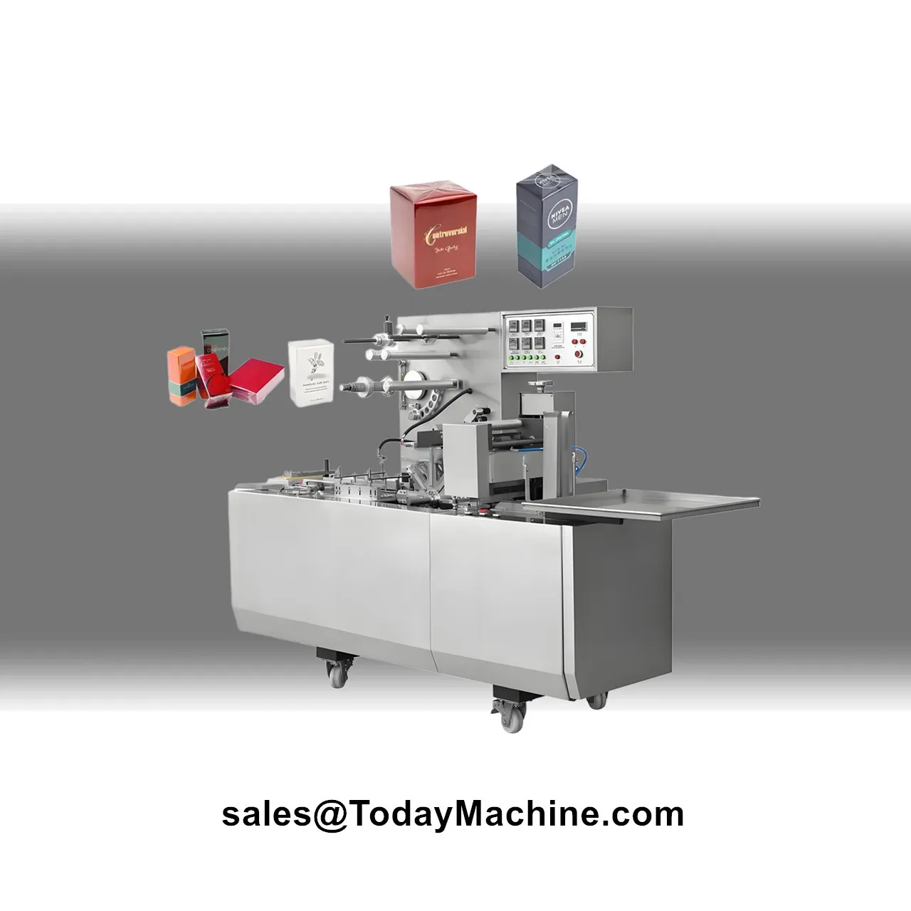 Automatic Three-dimensional Cellophane Packaging Machine for Box