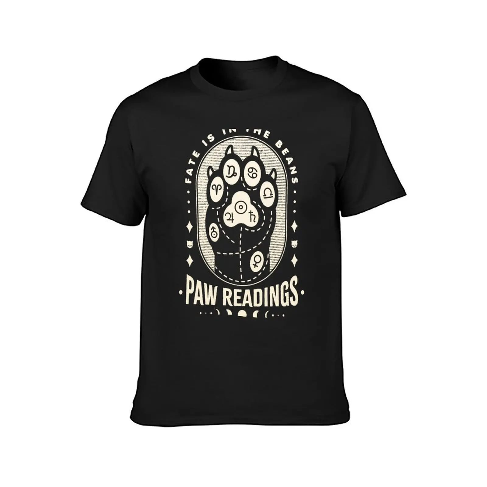 Paw Readings Palmistry - Kawaii Krypt T-Shirt anime clothes for a boy animal prinfor boys Men's t shirts