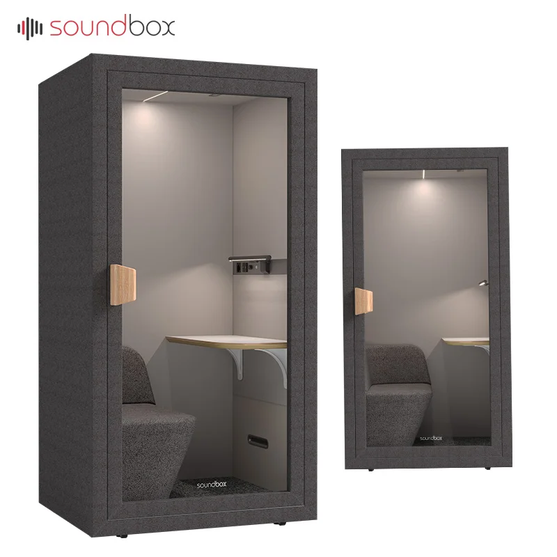 Telephone House Work Pods Soundbox Modular Sound Proof Office Conference Soundproof Phone Booth