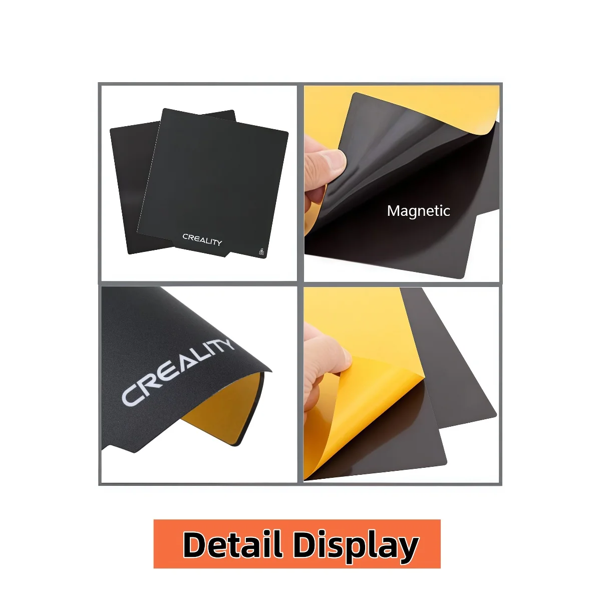 Creality Ender-3 Soft Magnetic Sticker Plate (235*235mm), for Ender-3 V2/Ender-3/3 Pro//Ender-5/Ender-5S/Ender-5 Pro 3D Printer