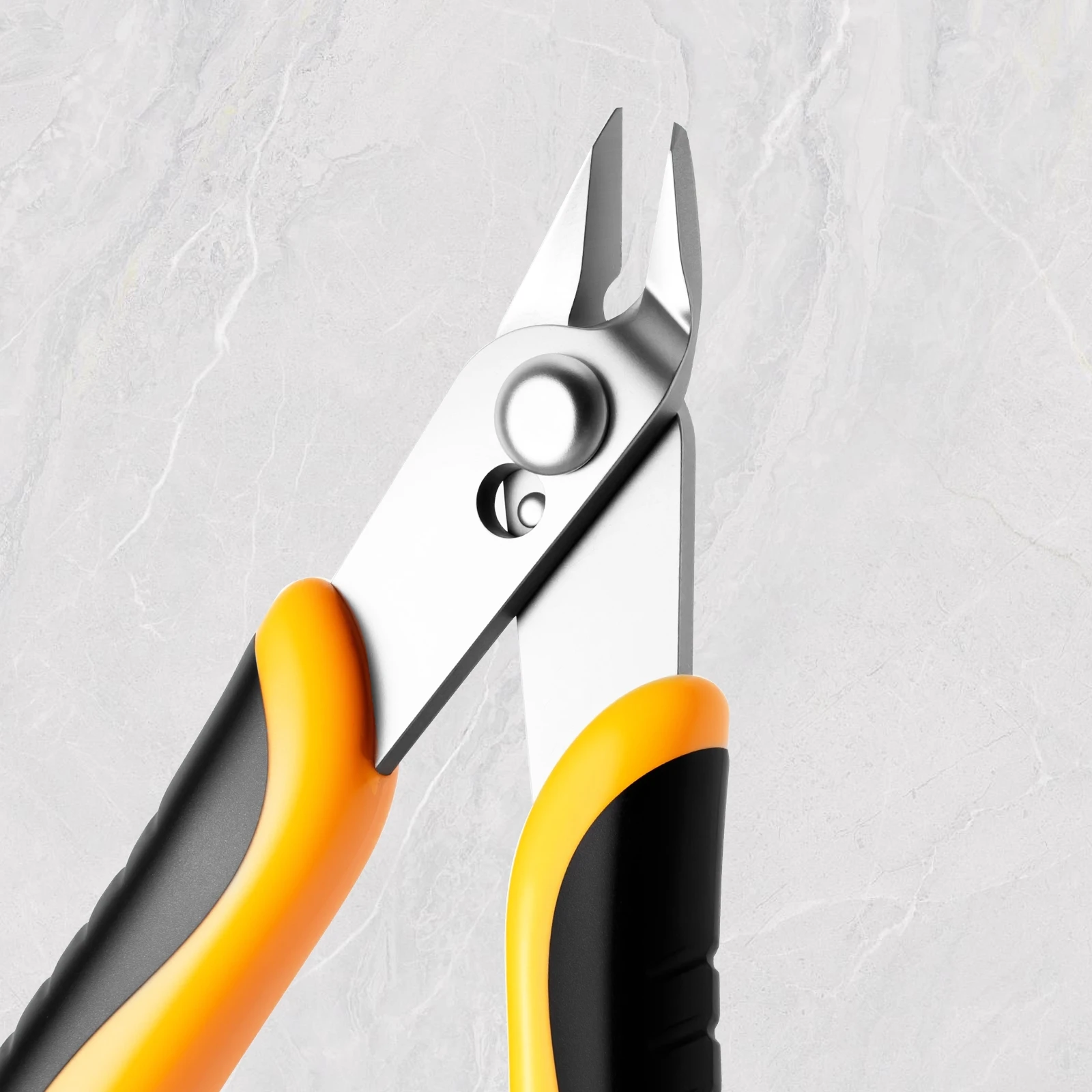 420j2 cortador de fio de aço cromo vanádio cortadores de jóias cortadores nivelados pinças alicate de corte lateral pequeno para jóias, eletrônicos