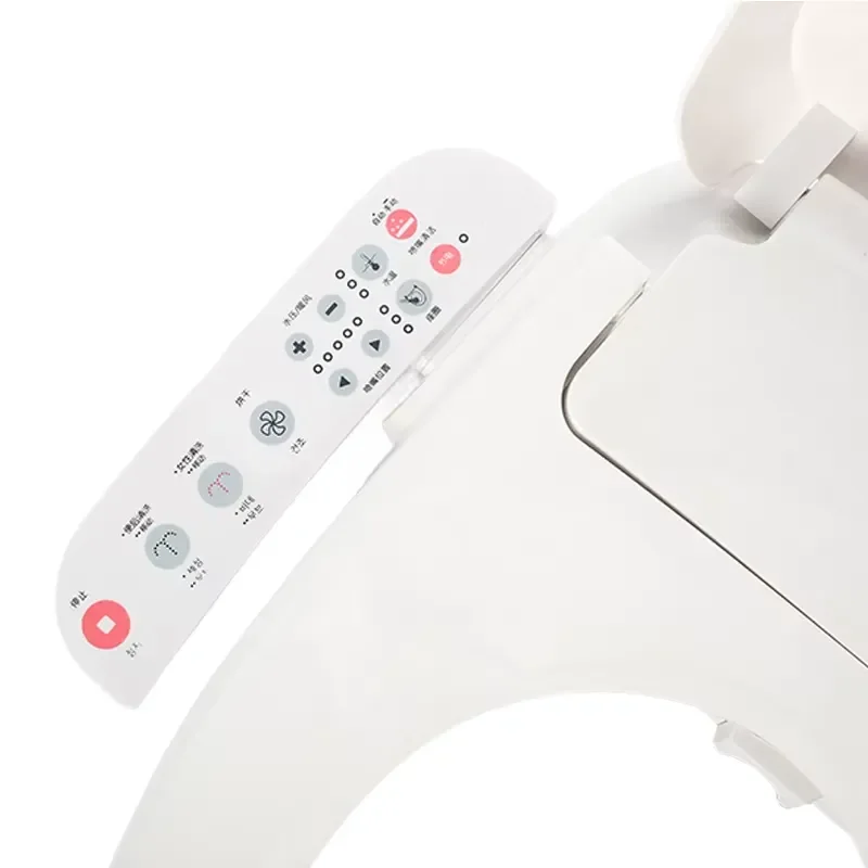 Electric Bidet Toilet Seat Cover Smart Heated Wash Dry Function 220V Modern Bathroom Hygiene Accessory Automatic Cleaning