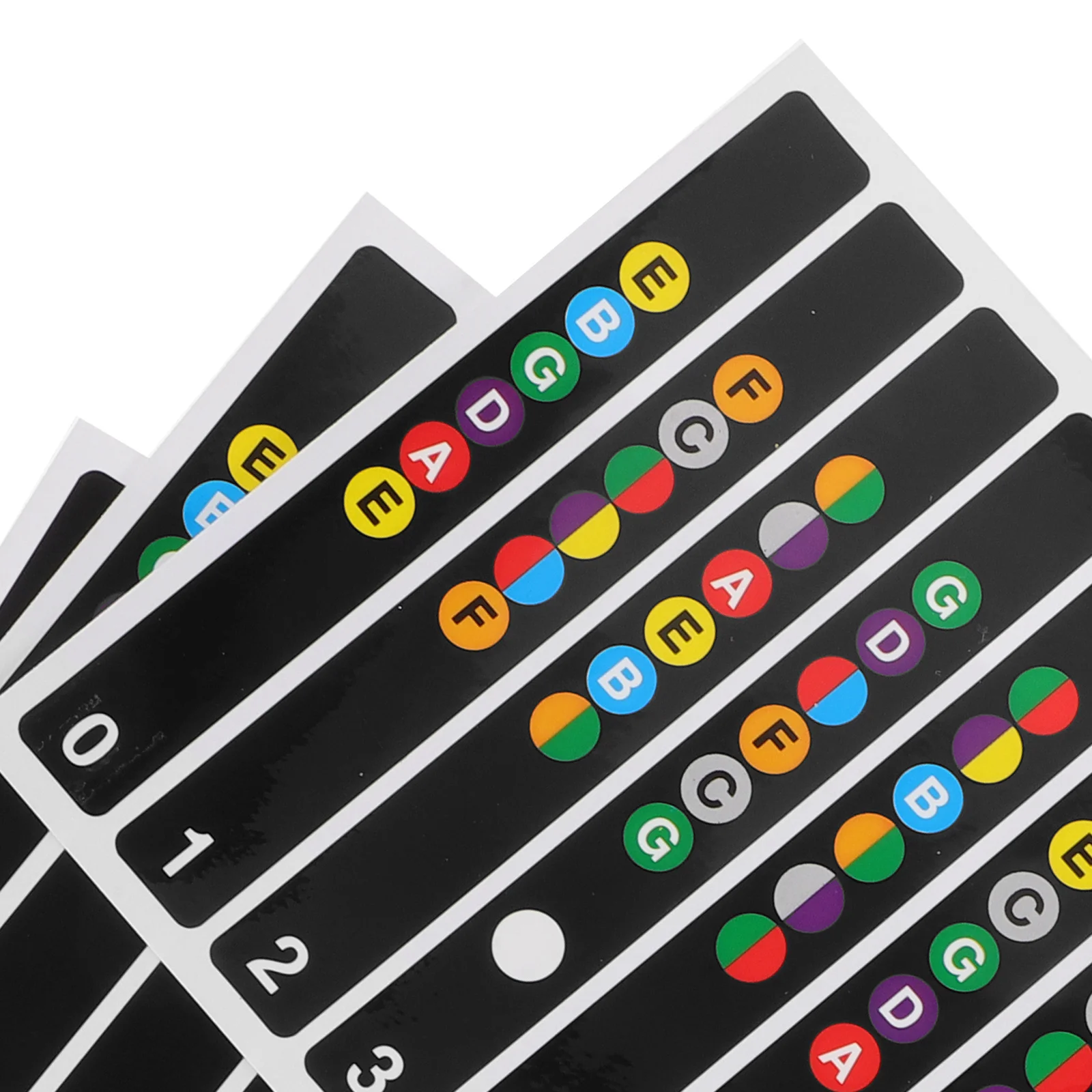 

10Pcs Guitar Fretboard Stickers No Damage Surface Musical Instrument Fret Guide Label Decal Guitar Fretboard Stickers