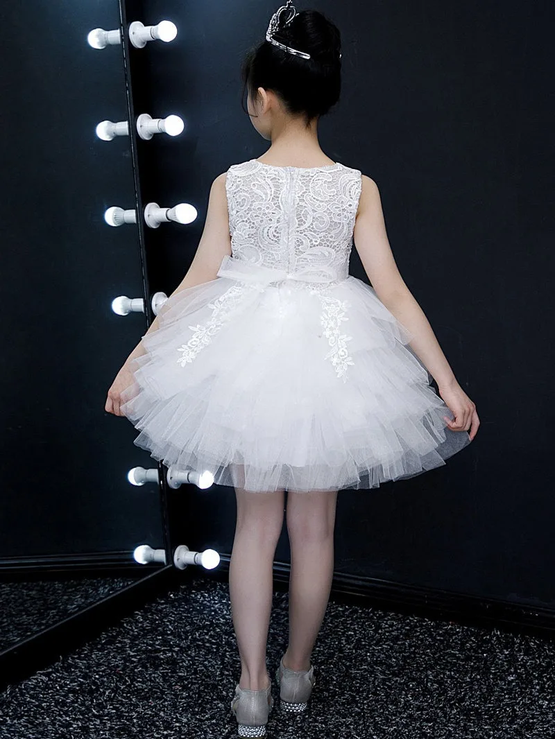 Graduation ceremony performance costume girls' princess skirt dance costume children's performance fluffy gauze skirt