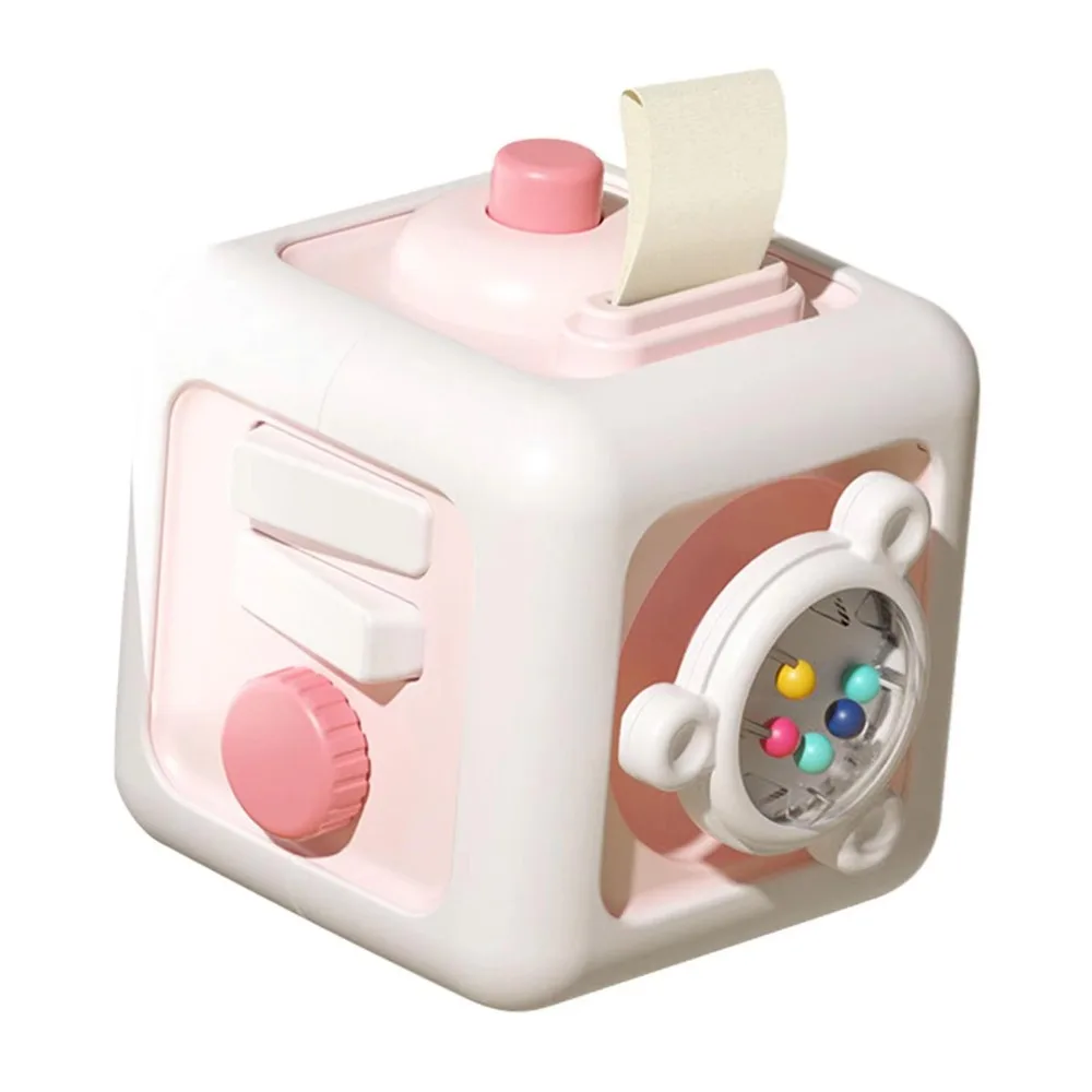 

Fine Motor Toy Early Education Activity Cube Drawer Switches Educational Montessori Sensory Toy Plastic