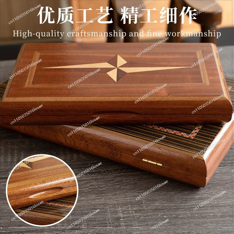 For Solid Wood Backgammon, High-grade Mahogany To Create, Solid Wood Stickers