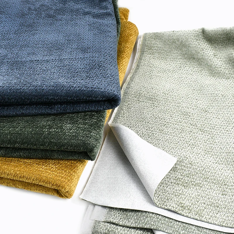 

45/90*145cm Chenille Fabric for Curtain Solid Color Thickened Cloth Pillow Sand Releases Sewing Fabrics Home Textile Accessories
