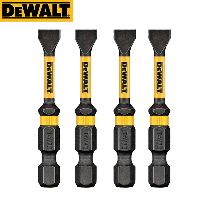 DEWALT DWA2SL8IRB IMPACT READY 8-10 Slotted Flextorq Power Bit 1/4 Shank S2 Steel 2 in Length Drill Bits Power Tool Accessories