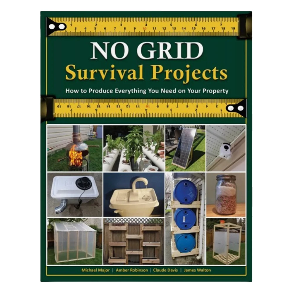 How To Produce Everything on Your Property Off-Grid Living & Homesteading Information In English Paperback Book Guide Book